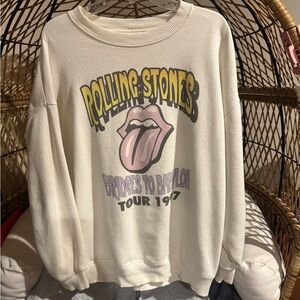 American Eagle 🦅 oversized Rolling Stones graphic sweatshirt